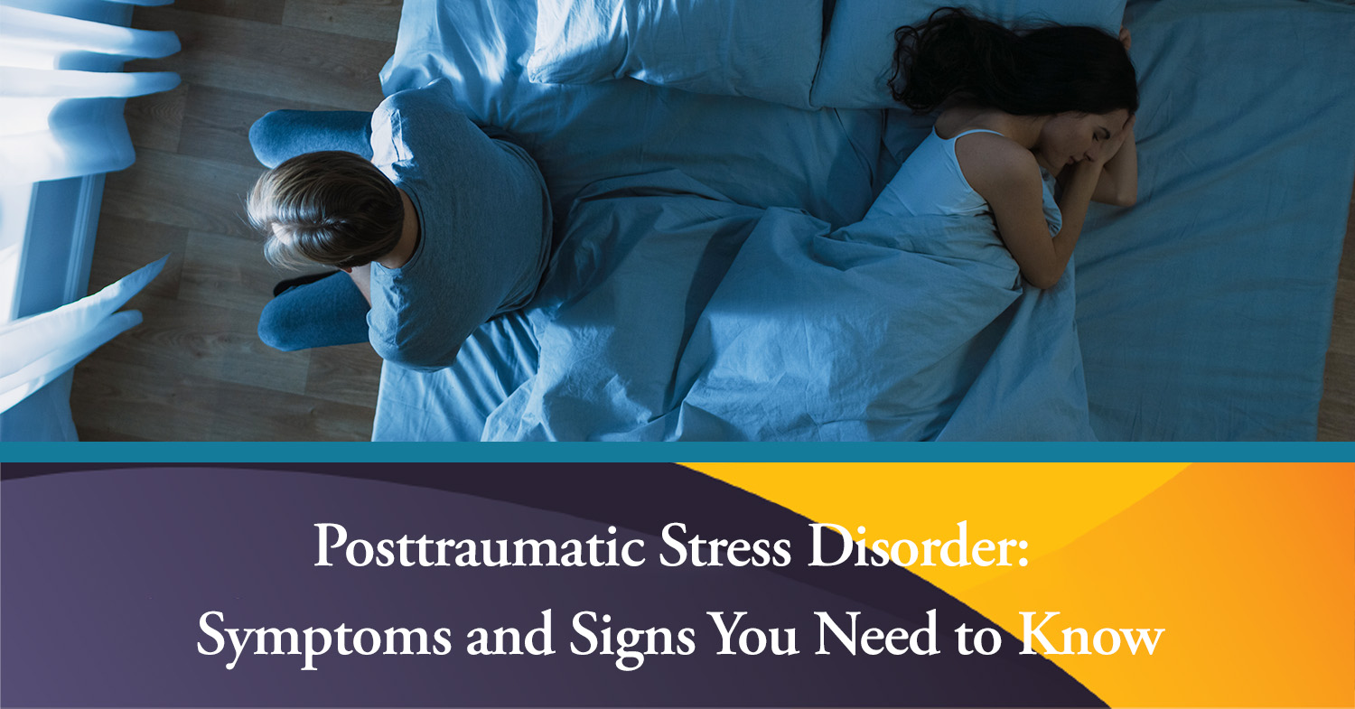 A man with posttraumatic stress disorder unable to sleep.